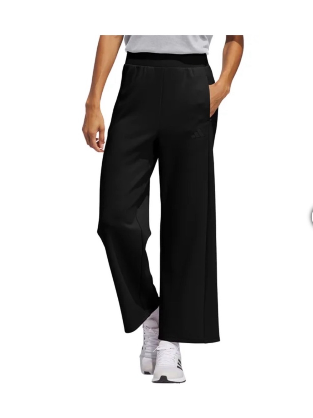 adidas Black Wide-Leg Women's Pants